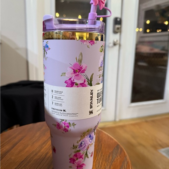 Stanley X LoveShackFancy Lavender Quencher 40z Tumbler - Picture 3 of 5